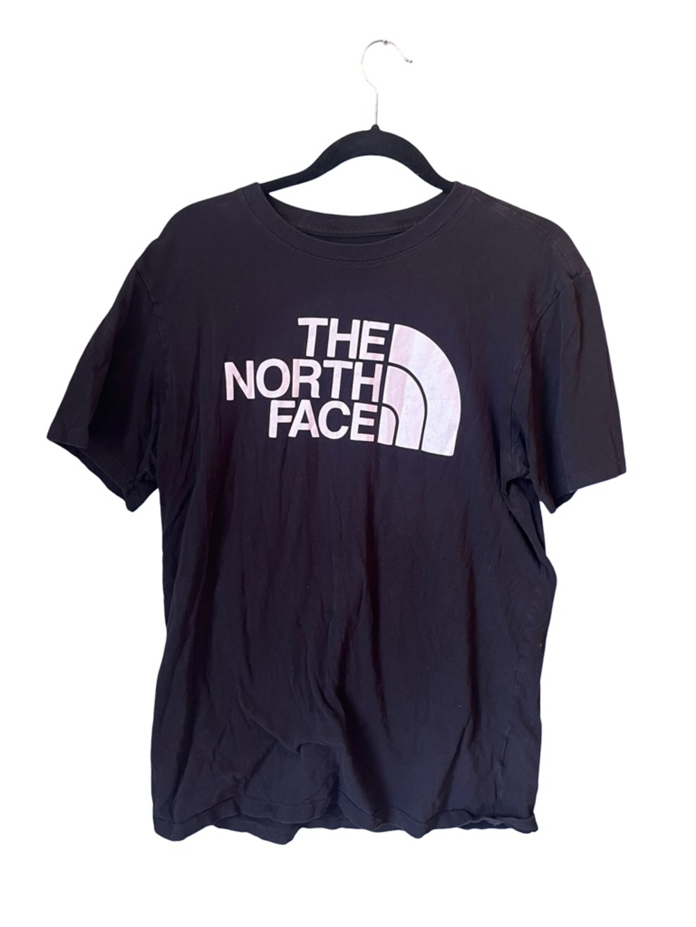 Black The North Face Logo T-Shirt | Outdoor Streetwear Tee Size Medium